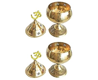 akhand diya brass