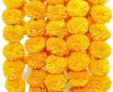 Artificial Marigold Garlands