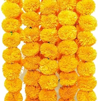 Artificial Marigold Garlands