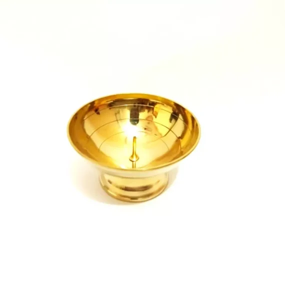 Brass diya