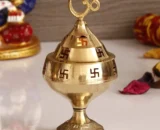 brass diya