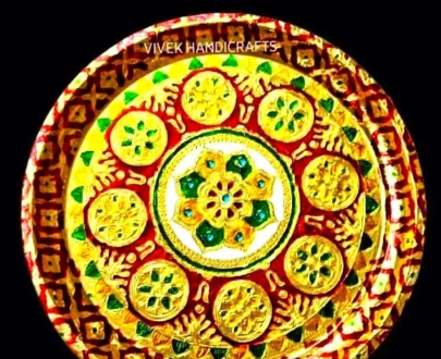 decorated thali