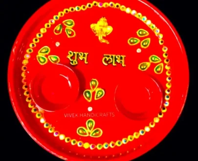 decorated thali