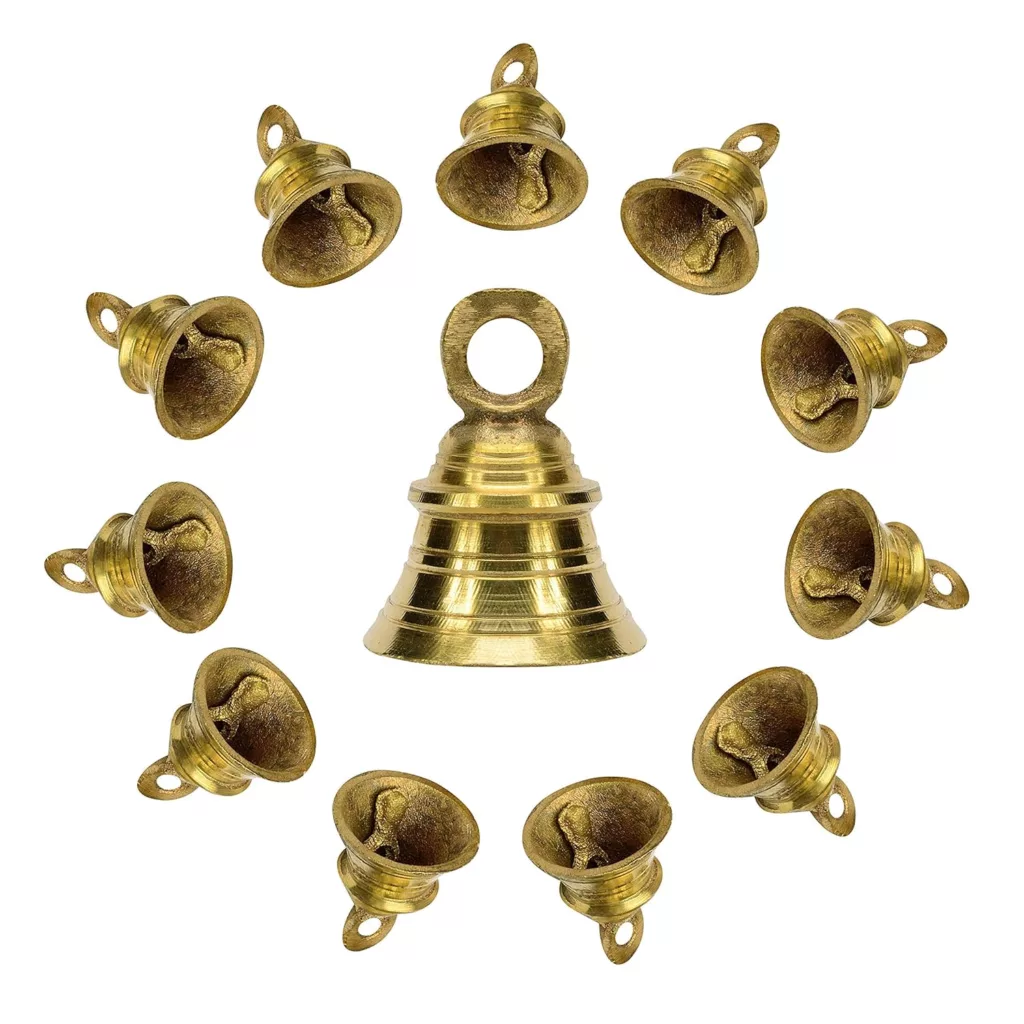 Hanging brass bell