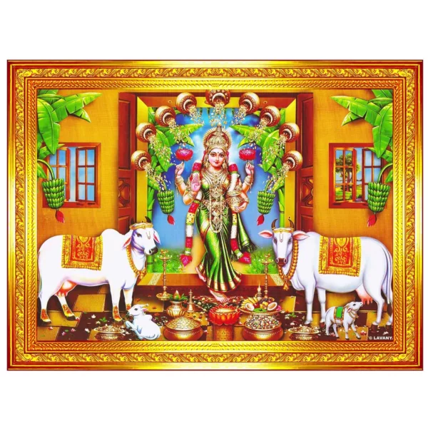 Gruha Lakshmi with Cow