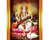 Saraswati Devi photo painting