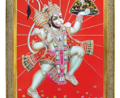 Flying Hanuman photo frame